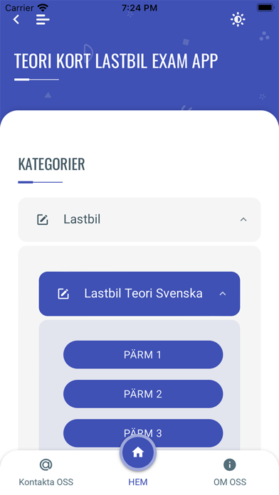 Lastbilkort Screenshot
