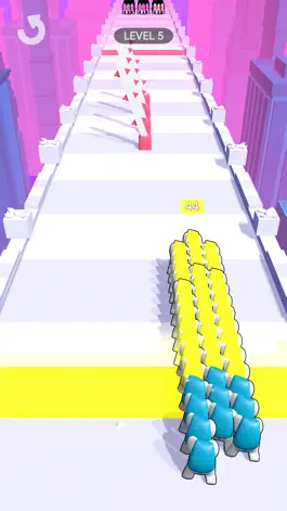 Game screenshot Alphabet Crowd : Run and Merge apk