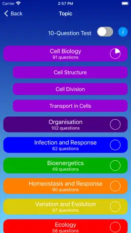 Game screenshot BioQuiz - AQA GCSE Biology apk