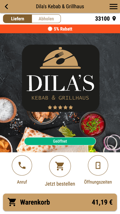 Dila's Kebab & Grillhaus Screenshot