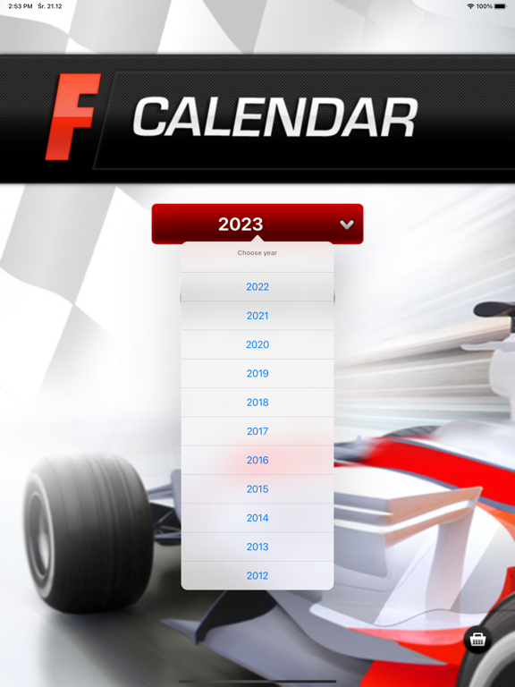 Screenshot #6 pour Formule un Calendrier