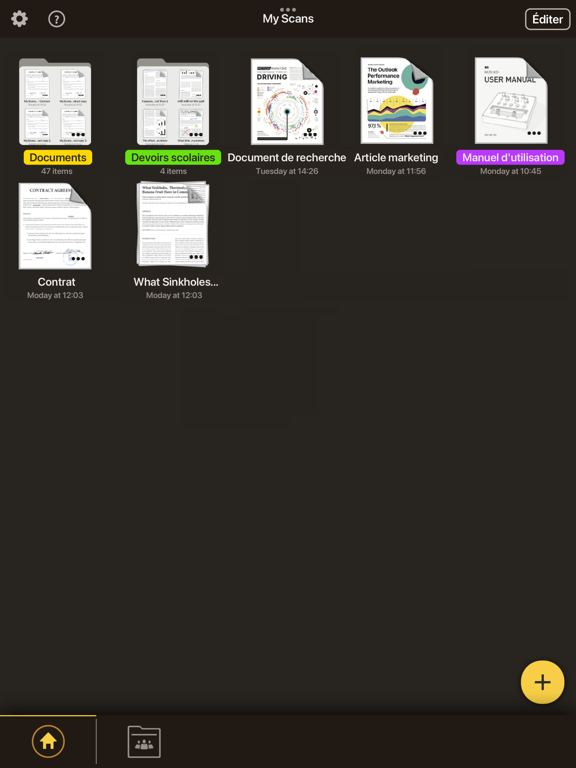 Screenshot #5 pour My Scans, PDF app de scanner