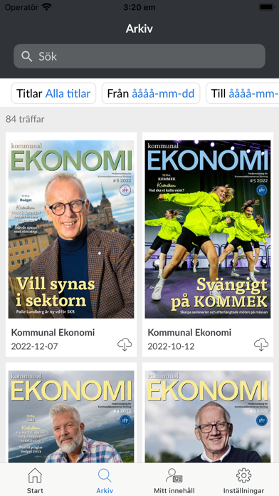 Kommunalekonomernas förening Screenshot