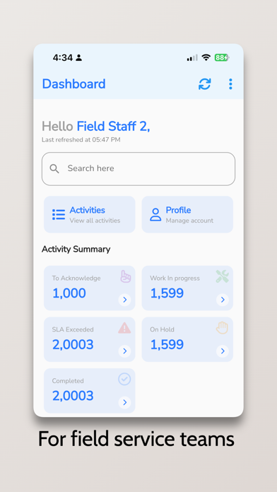 ServiceLite for Field Teams Screenshot