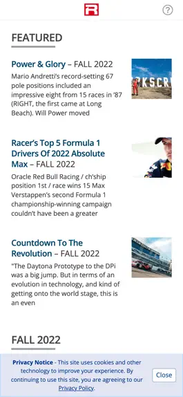 Game screenshot RACER Magazine apk