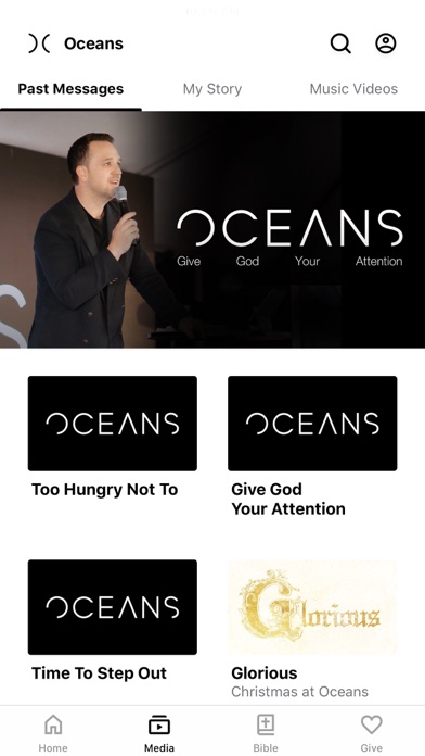 Oceans Church App Screenshot