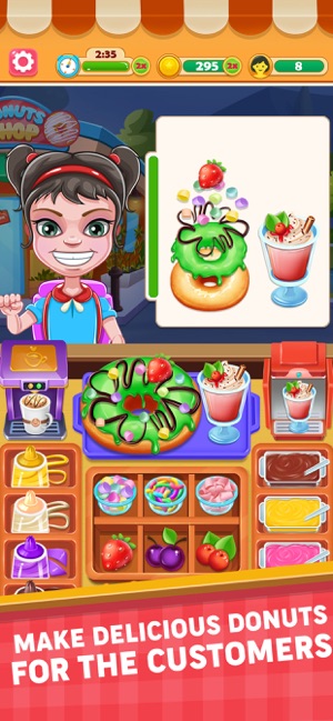 甜 甜甜圈 制作者 甜点 游戏(圖2)-速報App