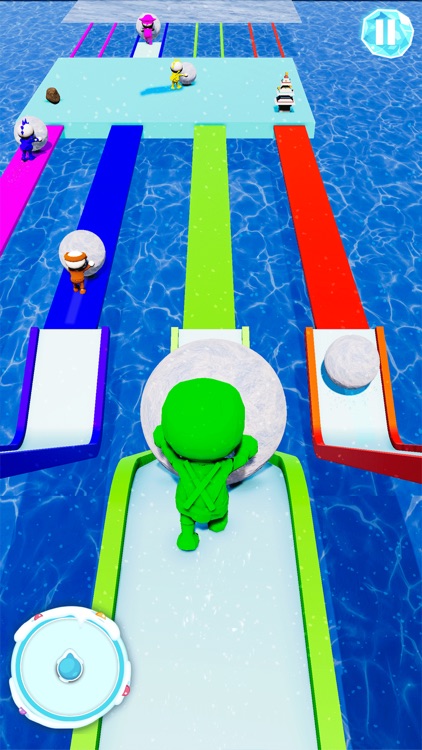 Snow Race! Snow Ball.io