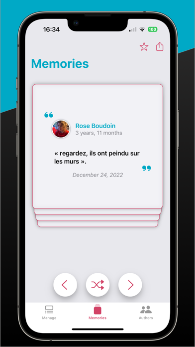Momenti. Memories & Quotes Screenshot