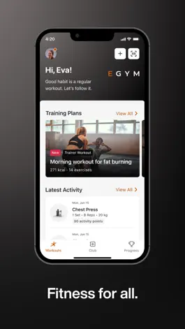 Game screenshot EGYM for all hack