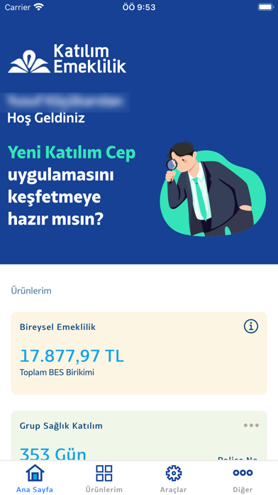 Katılım Cep Screenshot