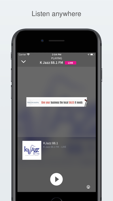 KJazz 88.1 KKJZ Screenshot
