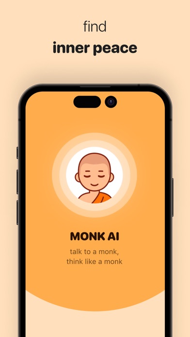 Monk AI - find inner peace Screenshot