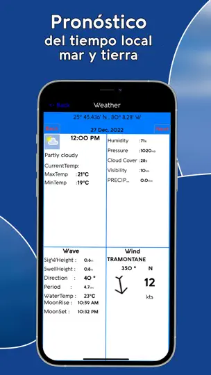 Captura de pantalla de AIS Maps: Marine & Lake Charts en iPhone 8