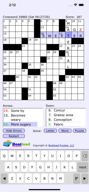 Boatload's Daily Crosswords on the App Store