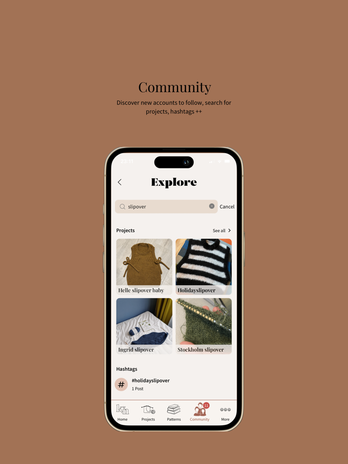 Knitandnote App for makers