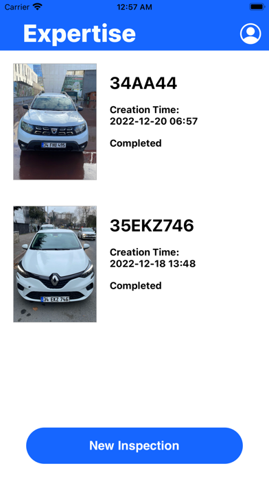 Expertise - Car Inspection Screenshot