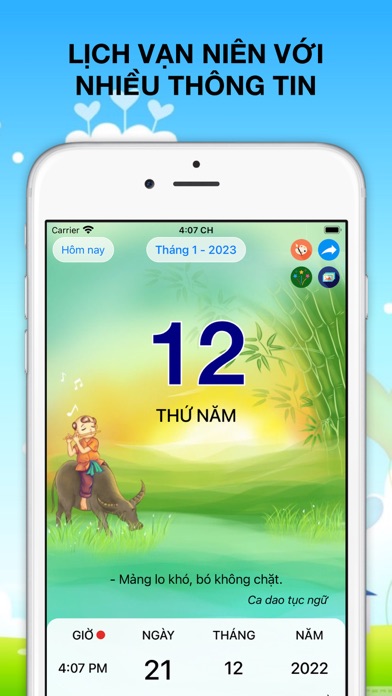 Screenshot #1 pour Lịch Vạn Niên 2024 - Lịch Việt