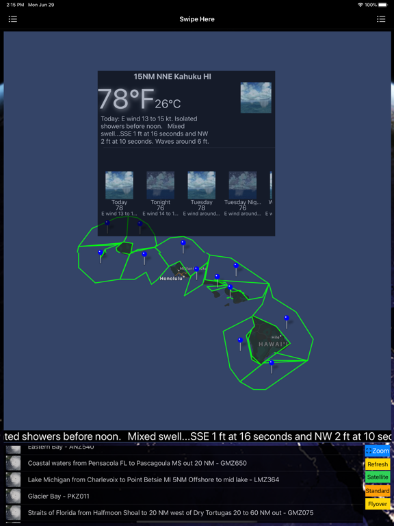 Screenshot #5 pour Instant Marine Forecast Lite
