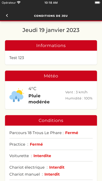 Golf de Biarritz Le Phare Screenshot