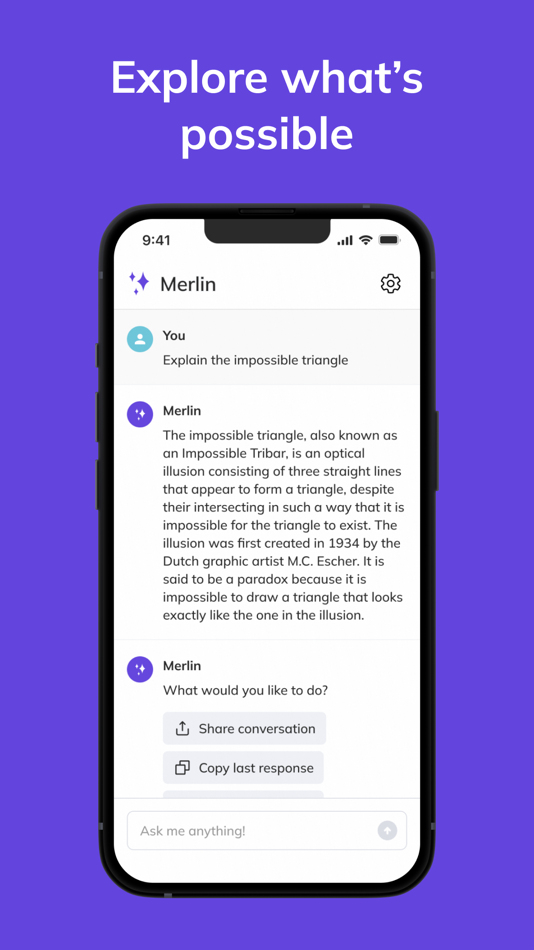 #3. Merlin AI - Chatbot Assistant (iOS) 由: DogTown Media, LLC