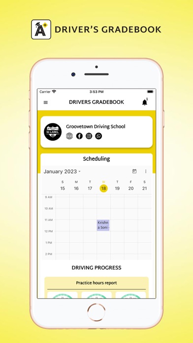 Drivers GradeBook Screenshot