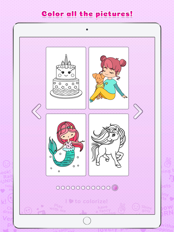 Screenshot #4 pour Color by Number for Girls