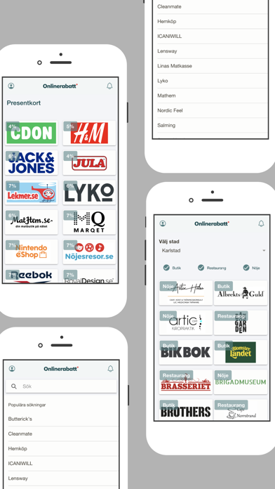 Onlinerabatt Screenshot