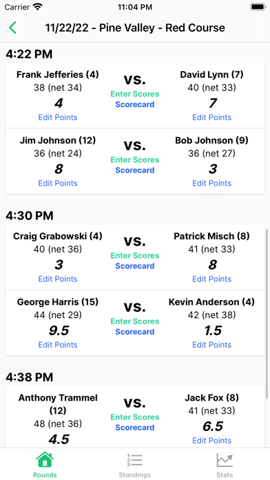 GolfSheet Screenshot