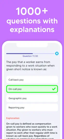 Game screenshot SHRM Exam Prep 2023: HR Tests apk