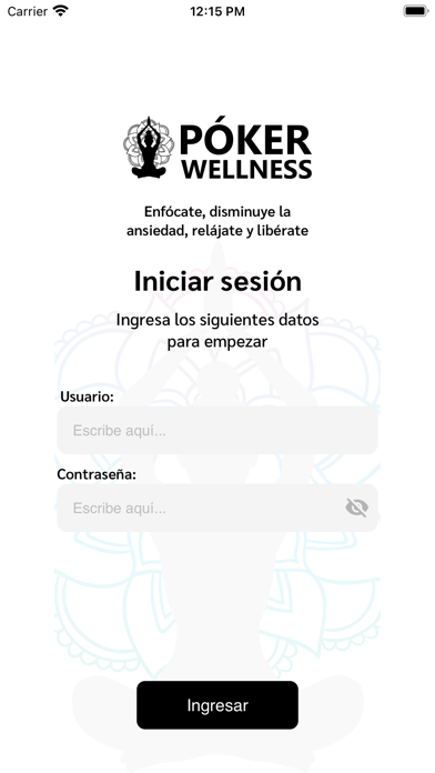 Poker Wellness Screenshot