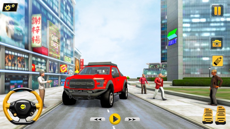 Grand City Taxi Driving Games