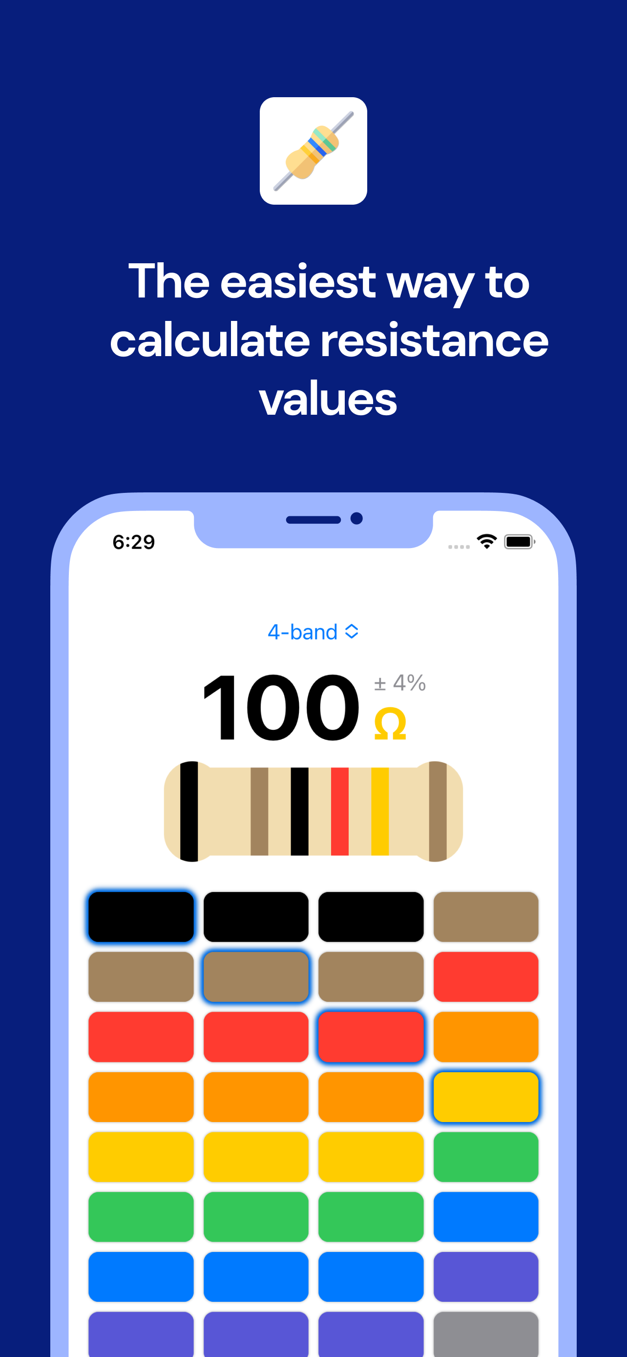Resistor Color Band Calculator