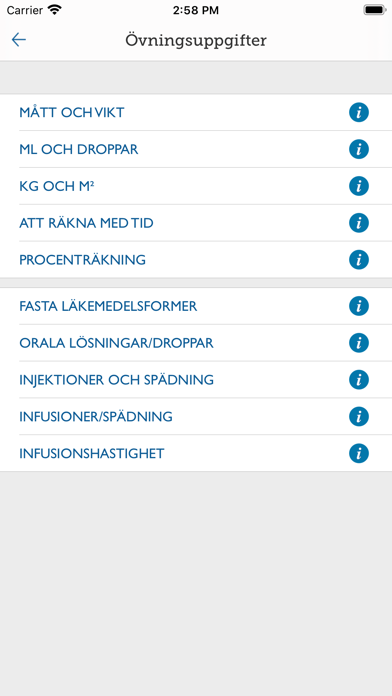Säker läkemedelsberäkning Screenshot