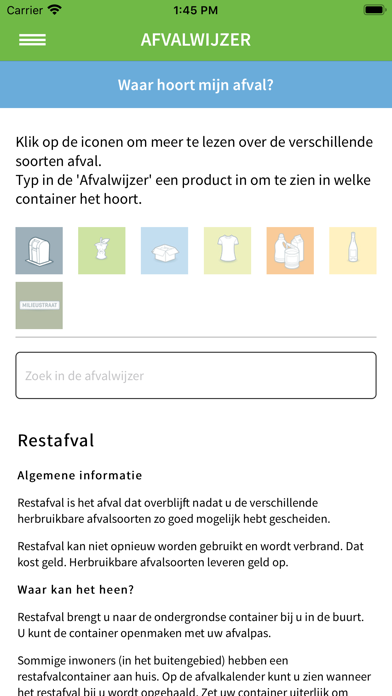 Avri app Screenshot