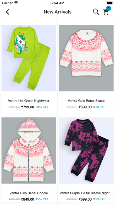 Ventra Kidswear Screenshot