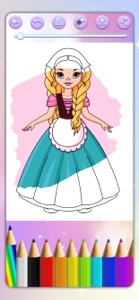 Fairy Princess Coloring Pages screenshot #3 for iPhone