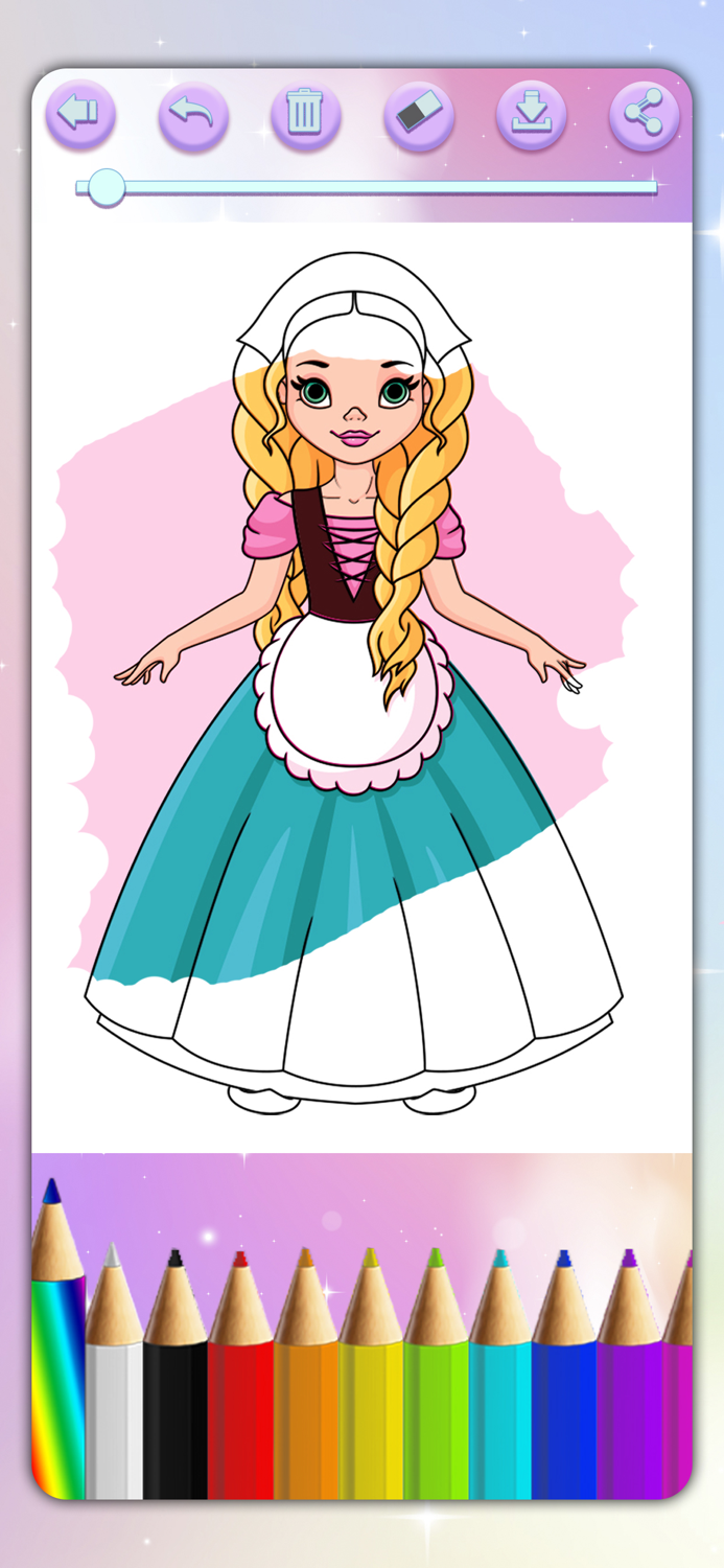 Fairy Princess Coloring Pages