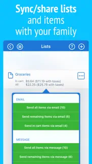 intellilist - shopping list iphone screenshot 3
