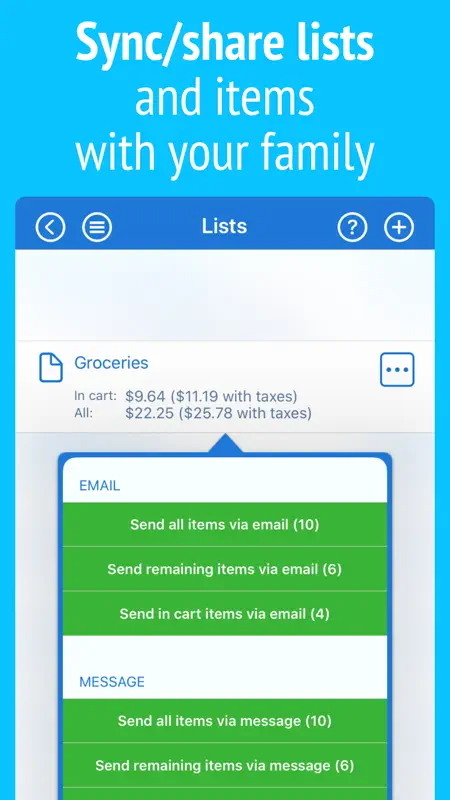 IntelliList - Shopping List screenshot 3 of 10