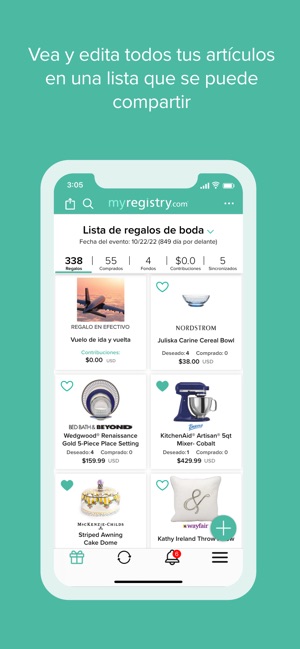 MyRegistry | Lista de regalos en App Store
