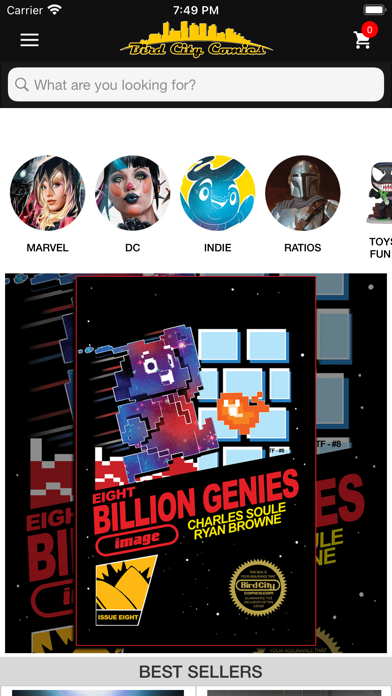 BIRD CITY COMICS Screenshot