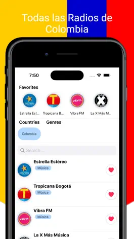 Game screenshot Radio Colombia -escuchar radio mod apk