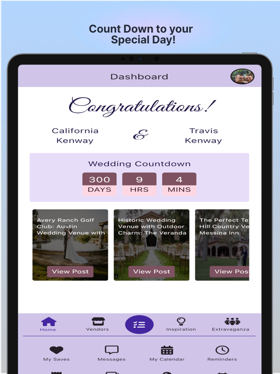 Texas Weddings iPad screenshot 1 - Reference app