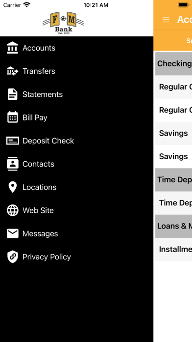 Farmers & Merchants Bank Texas Screenshot