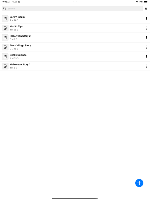 App screenshot