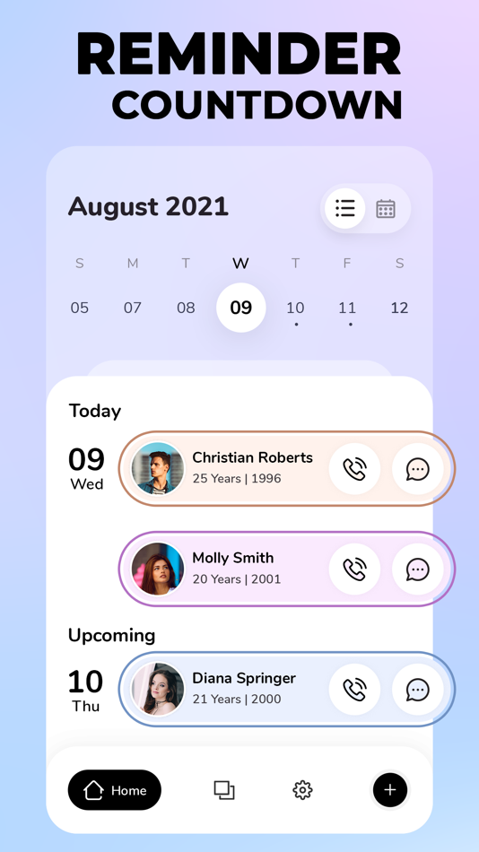 #1. Countdown - Birthday Reminder (iOS) 由: Ekta Hirpara