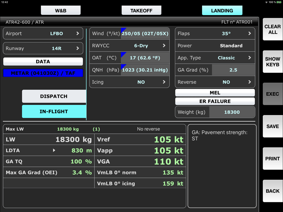 #10. SPS - ATR aircraft performance (iOS) 由: ATR Training Center