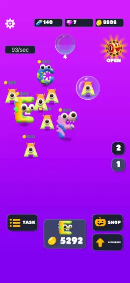 Game screenshot Merge Alphabet Evolution mod apk