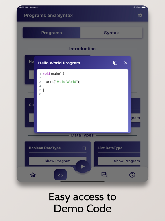 Learn Dart - OnePercent iPad screenshot 8 - Education app